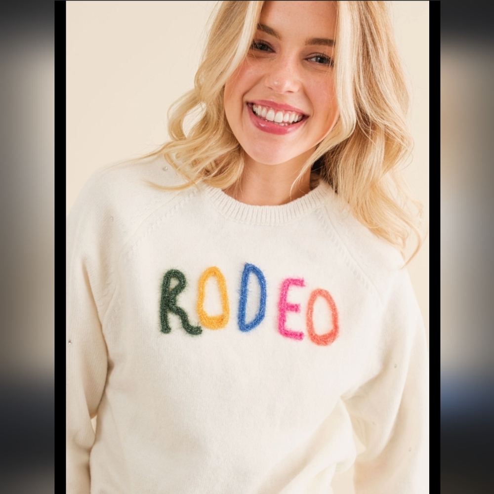 Rhinestone Rodeo Sweater - Picture 2 of 8